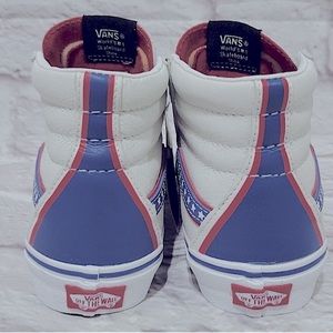 Vans Sk8 Hi Top Americana True Racing Red, White & Blue Evil Knievel Sneakers